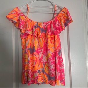 Lilly Pulitzer off-the-shoulder top